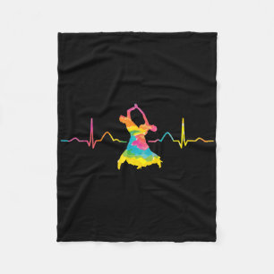 Viennese Waltz Tango Slow Fox Quickstep Ballroom D Fleece Blanket