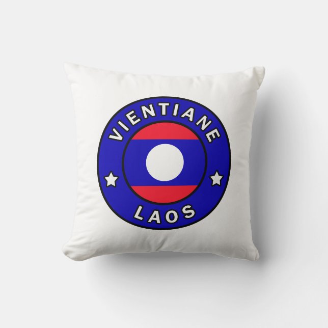 Vientiane Laos Cushion (Front)