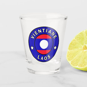Vientiane Laos Shot Glass