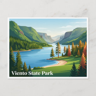 Viento State Park Hood River Postcard