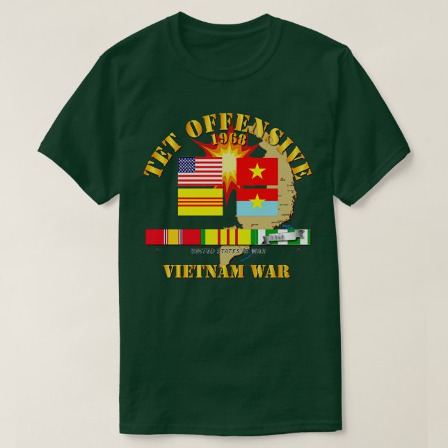 Vietnam 1968 Tet Offensive T-Shirt (Design Front)