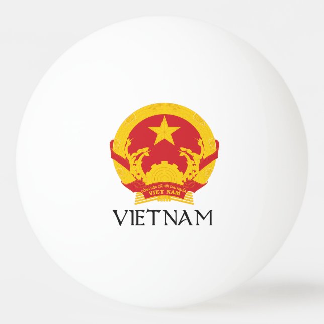 Vietnam Coat of Arms Ping Pong Ball (Front)