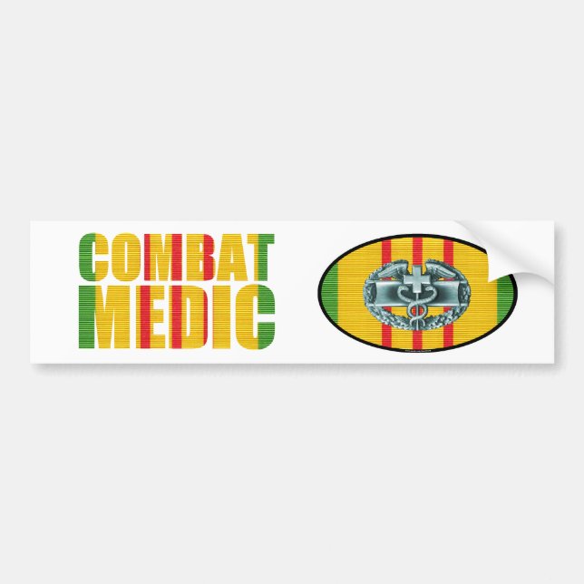 Vietnam Combat Medic Sticker Pair (Front)