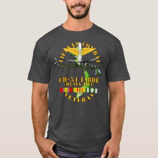 Vietnam Combat Vet CH54 Tarhe w VN SVC X T-Shirt