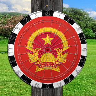Vietnam Dartboard, game board, Vietnamese Flag Dartboard