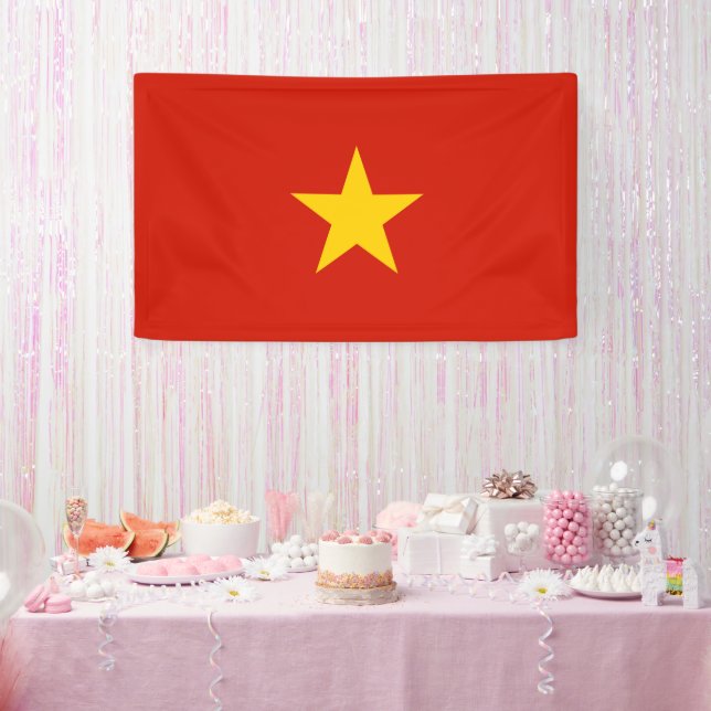 Vietnam flag banner (Party)