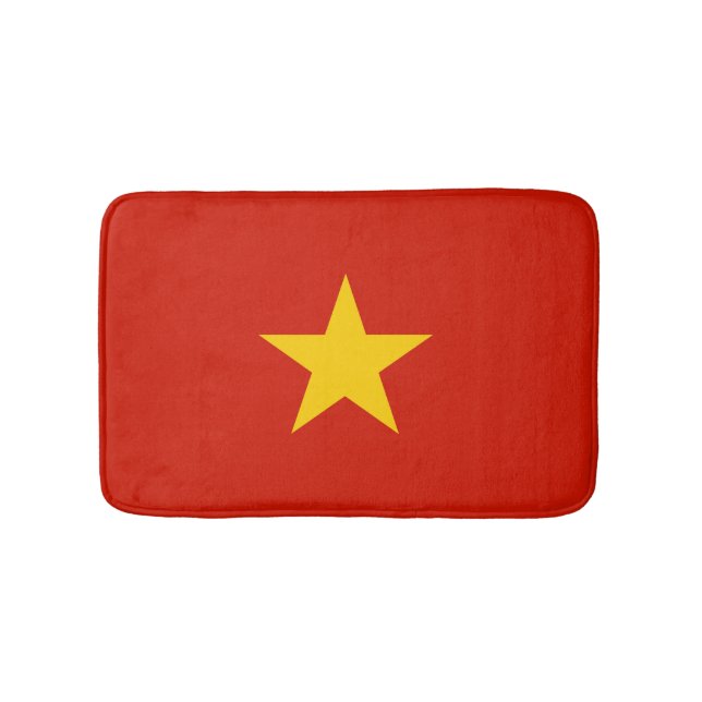 Vietnam flag bath mat (Front)