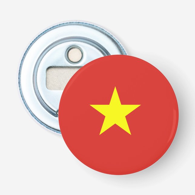 Vietnam flag bottle opener (Front)