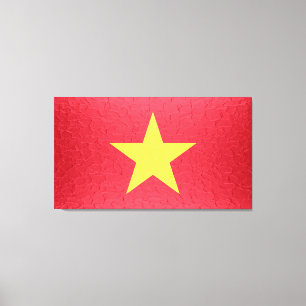 Vietnam Flag Canvas Print