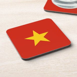 Vietnam flag coaster