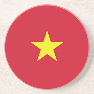 Vietnam flag coaster