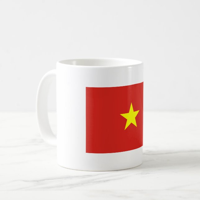 Vietnam flag coffee mug (Front Left)