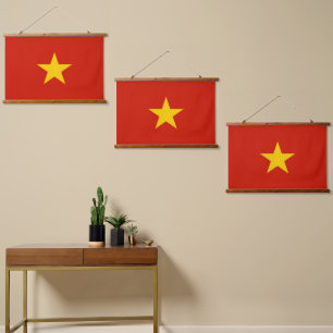 Vietnam flag hanging tapestry