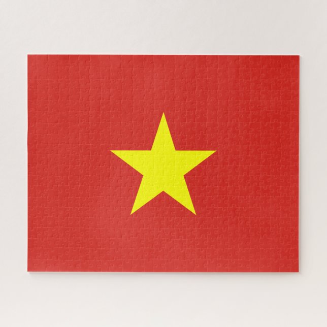 Vietnam Flag Jigsaw Puzzle (Horizontal)