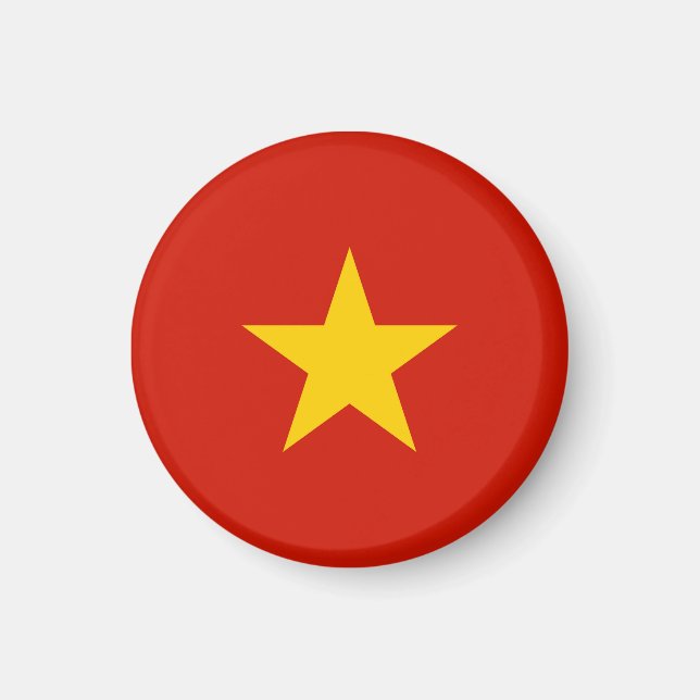 Vietnam flag magnet (Front)
