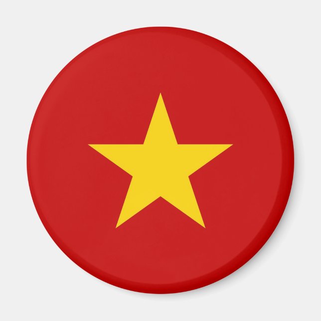 Vietnam flag magnet (Front)