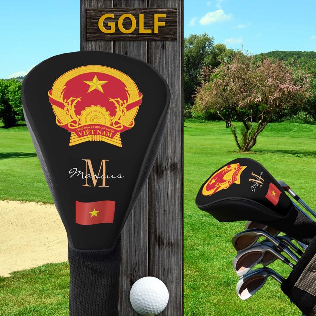 Vietnam & Flag Monogrammed Golf Clubs Covers (Creator Uploaded)