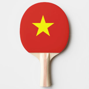 Vietnam flag ping pong paddle