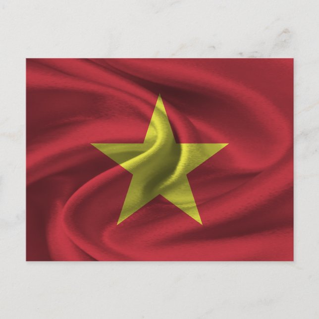 Vietnam Flag Postcard (Front)