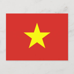 Vietnam Flag Postcard