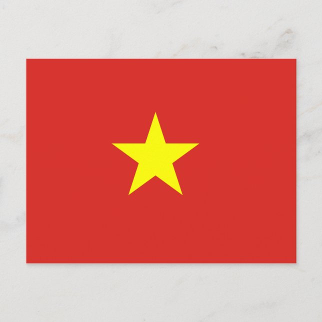 Vietnam flag postcard (Front)