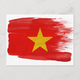 Vietnam Flag Postcards