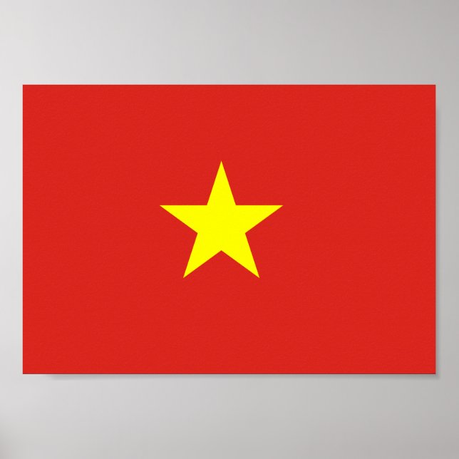 Vietnam flag poster (Front)
