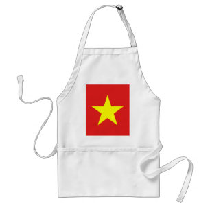 Vietnam Flag Star Apron