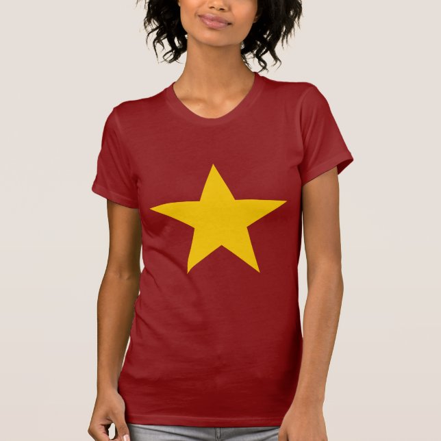 Vietnam Flag Star T-Shirt (Front)