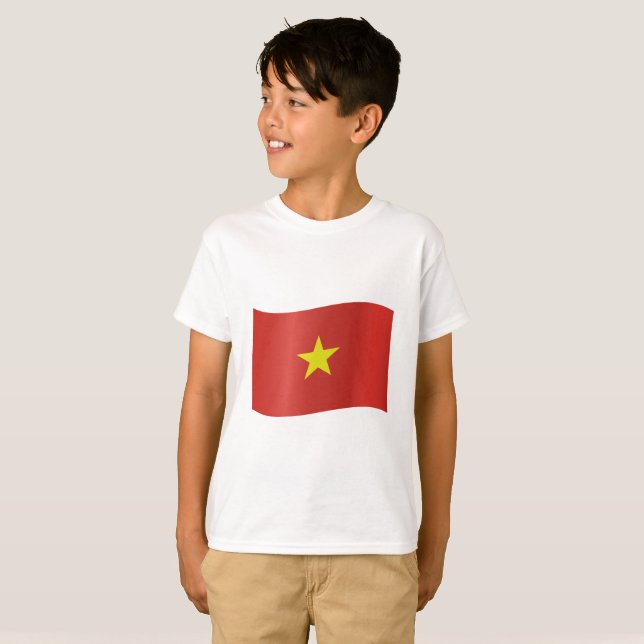 Vietnam flag T-Shirt (Front Full)