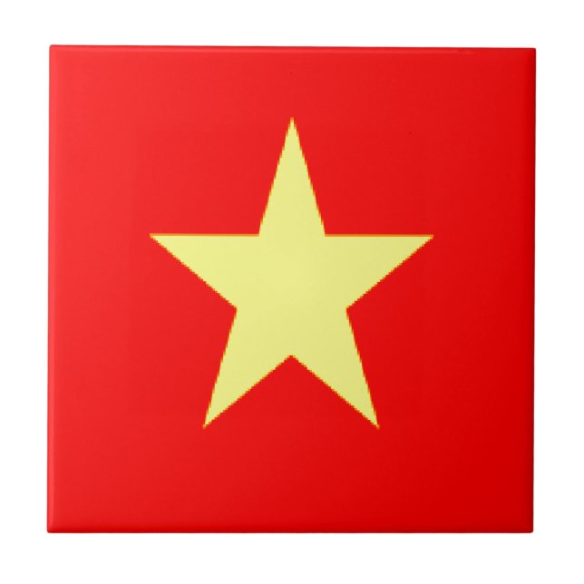 vietnam flag tile (Front)