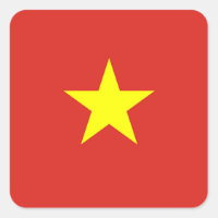 Vietnam flag Vietnamese star