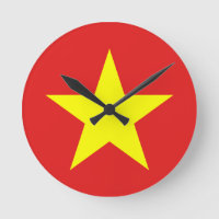Vietnam Flag Wall Clock