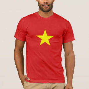 Vietnam Flag Yellow Star red Man T-shirt