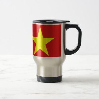 Vietnam Flag Yellow Star Travel Mug