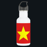 Vietnam Flag Yellow Star Water Bottle<br><div class="desc">Vietnam Flag. Design on water bottle. Matching clothing,  accessories,  office products,  home products and more...  Don't forget the whole collection.</div>