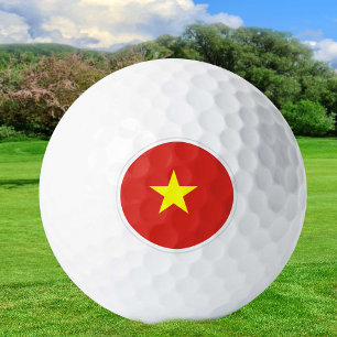 Vietnam Golf Balls, Vietnamese Flag / Patriots Balls