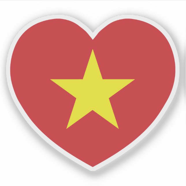 Vietnam Heart Flag (Front)