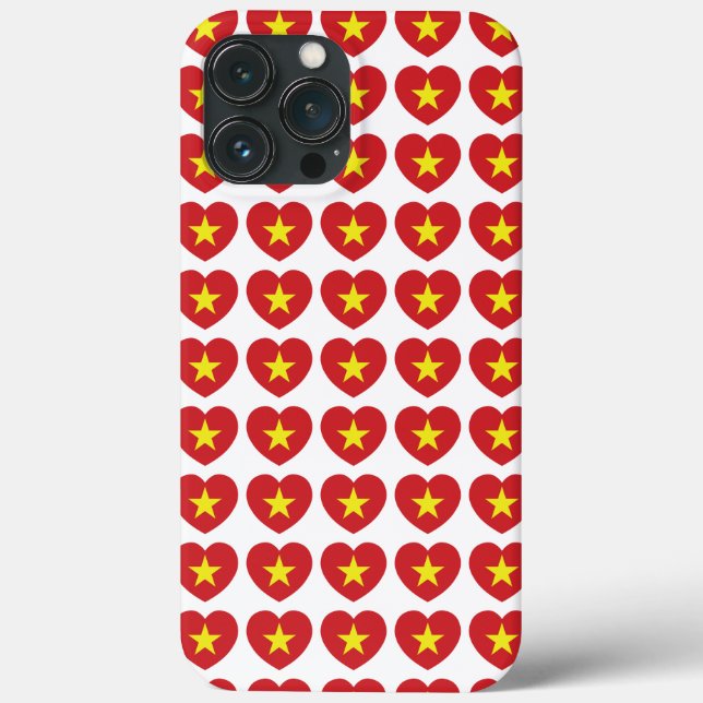 Vietnam Heart Flag Case-Mate iPhone Case (Back)