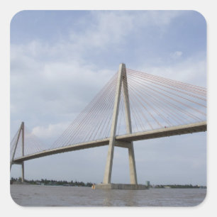 Vietnam, Ho Chi Minh City aka Saigon). Delta Square Sticker