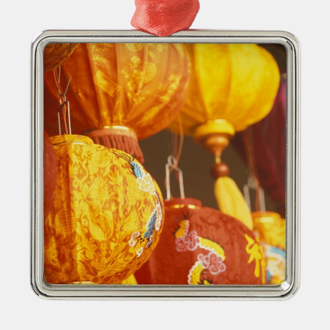 Vietnam, Hoi An Large lanterns, souvenirs Metal Tree Decoration (Front)