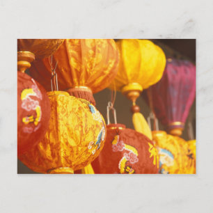 Vietnam, Hoi An Large lanterns, souvenirs Postcard