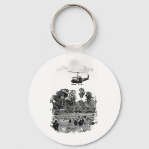Vietnam Huey Landing Key Ring