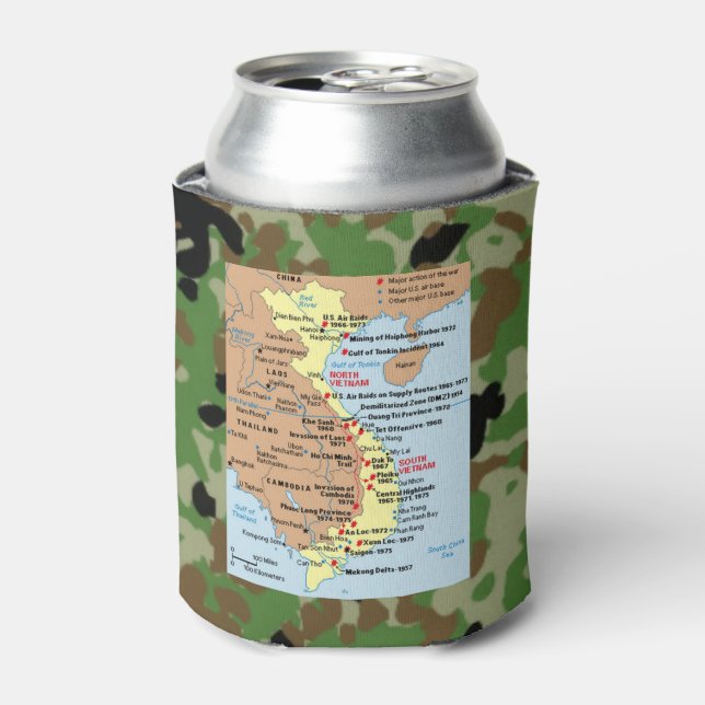 VIETNAM MAP CAN COOLER (Can Front)