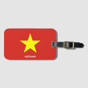 Vietnam National Flag Patriotic Luggage Tag
