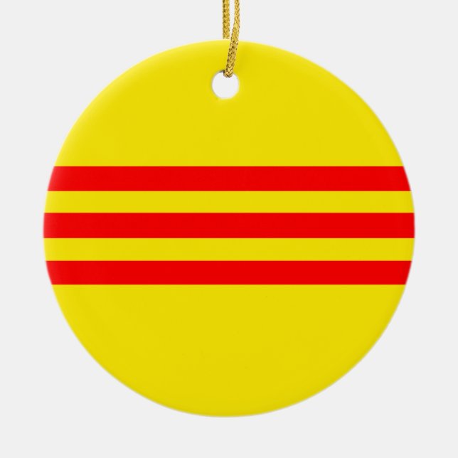 Vietnam (new) ceramic tree decoration (Front)