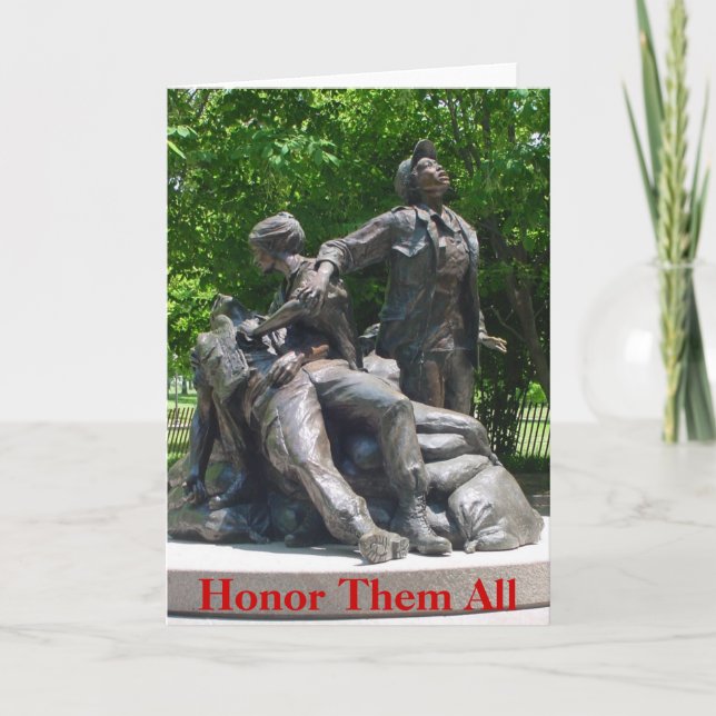 Vietnam Nurses Memorial Card (Front)
