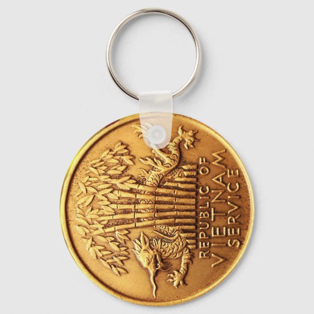 Vietnam service medal key chain (Front)