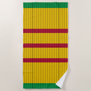 Vietnam Service Medal ribbon Beach Towel