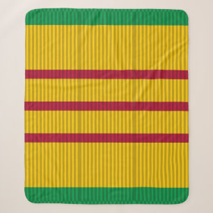 Vietnam Service Medal ribbon Sherpa Blanket